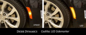 Cadillac CTS Side Marker Light Assembly - Diode Dynamics - OEM-grade retroreflector optics - `14-`19